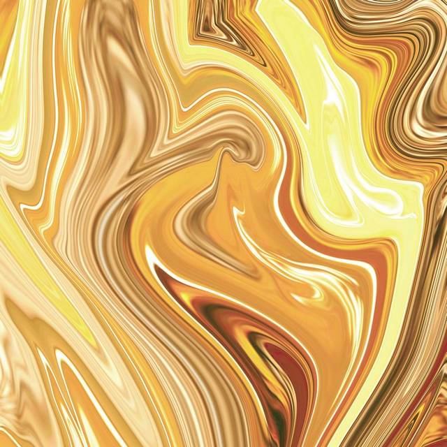 流动金属抽象金色