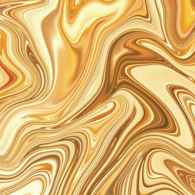 金色抽象流动金属背景