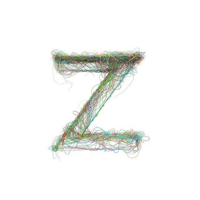 多彩字母Z