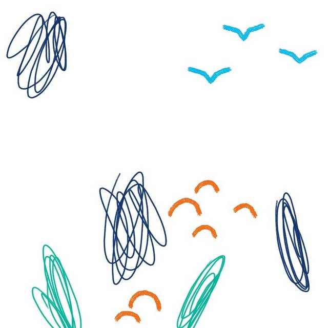 浅色艺术插画背景