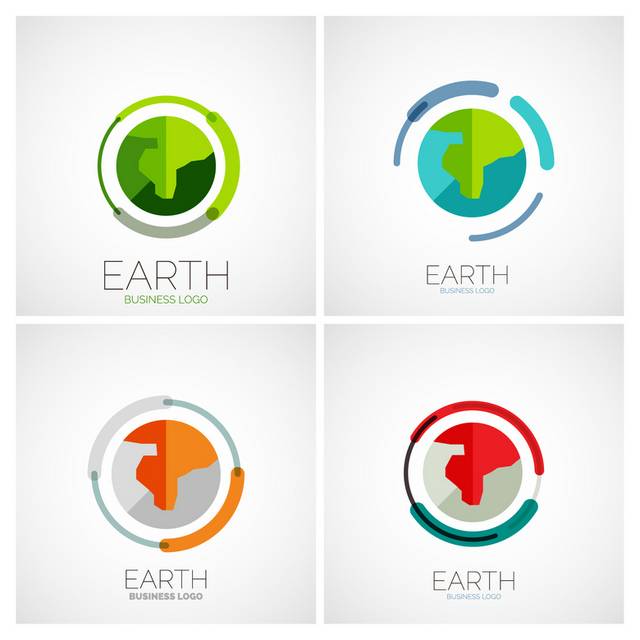 多彩地球logo