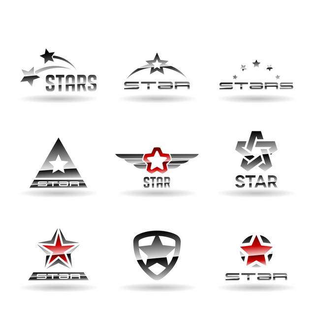 多样星星logo素材