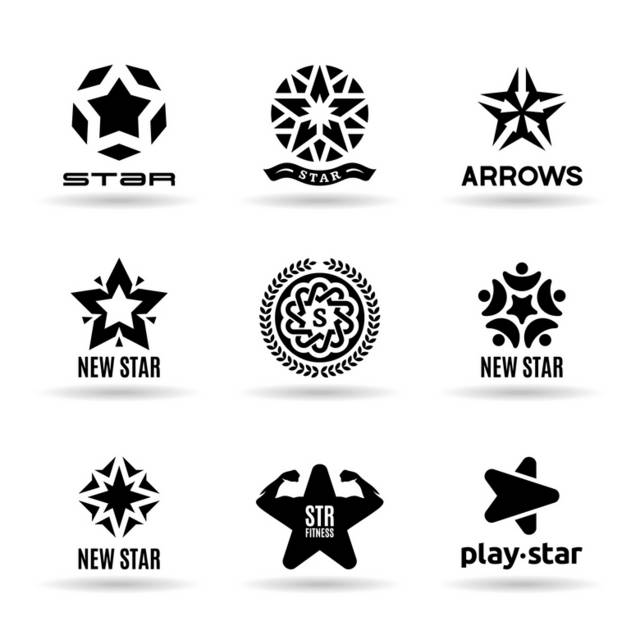 黑色星星logo