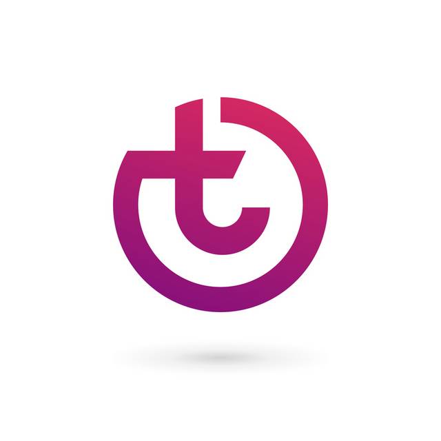 紫色创意logo