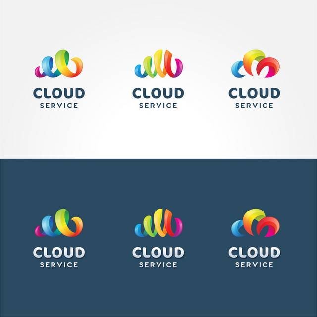 彩色云朵logo