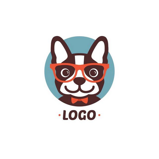 可爱狗logo