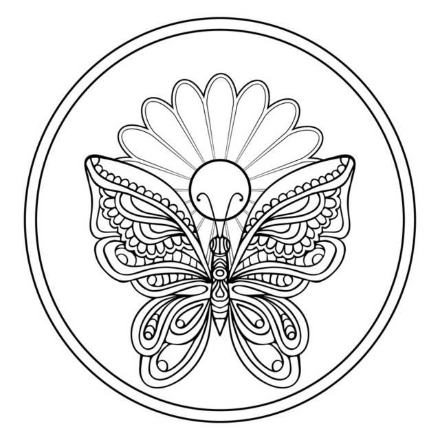 黑白蝴蝶logo