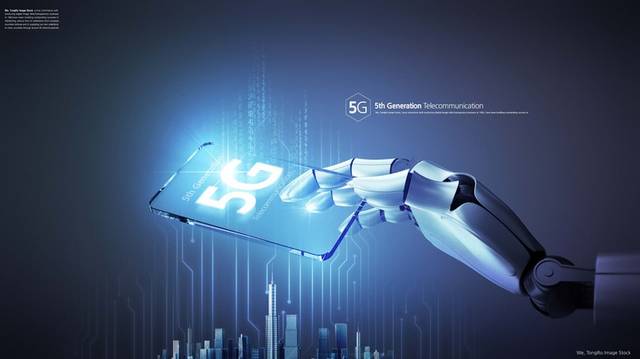 最新5G科技素材