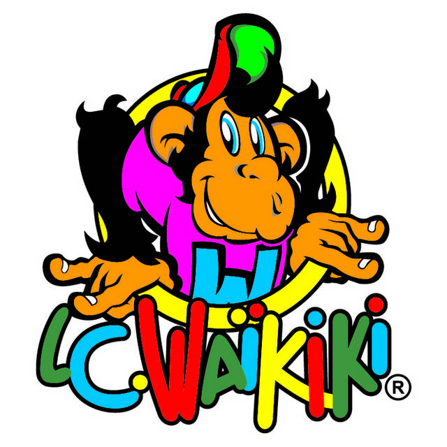 彩色卡通猩猩logo