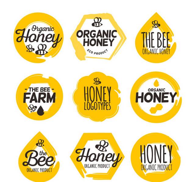 蜂蜜英文标签