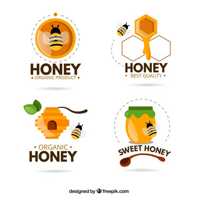 蜜蜂与蜂蜜标签