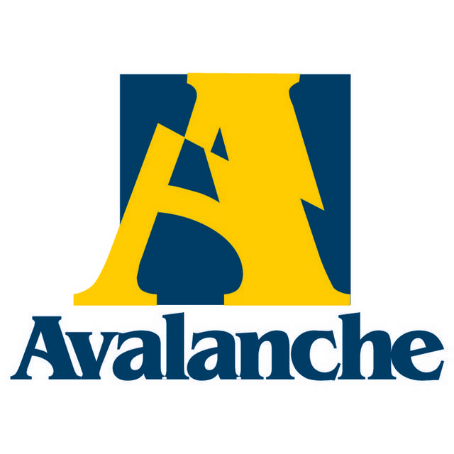 抽象黄色A字logo