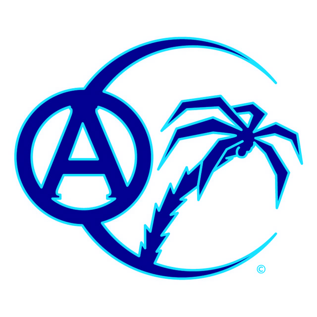 蓝色椰子树logo