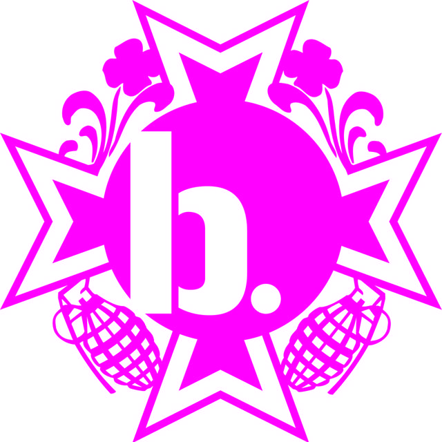 粉红色创意品牌logo