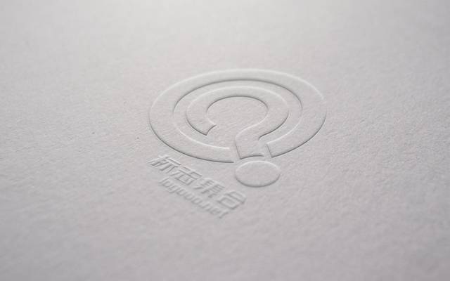 立体白字logo样机