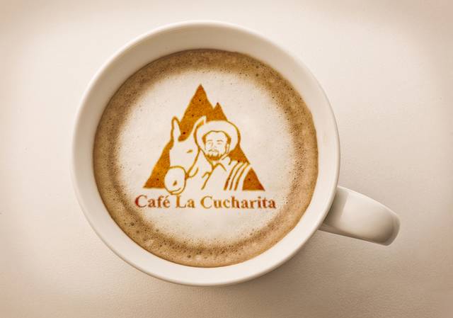咖啡杯里的logo贴图模板