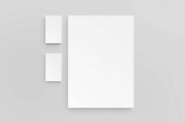 白色纸张vi样机设计模板