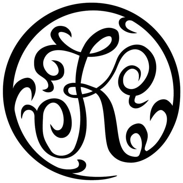 黑色创意抽象字母logo