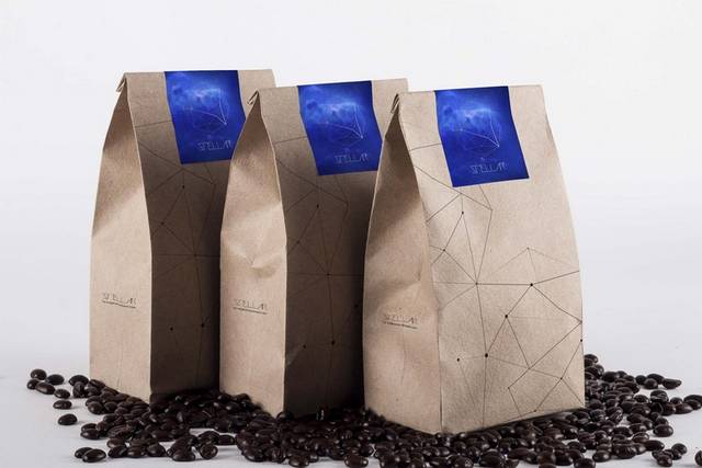 纸袋咖啡豆vi样机模型