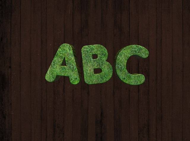 草绿ABC样机logo模板