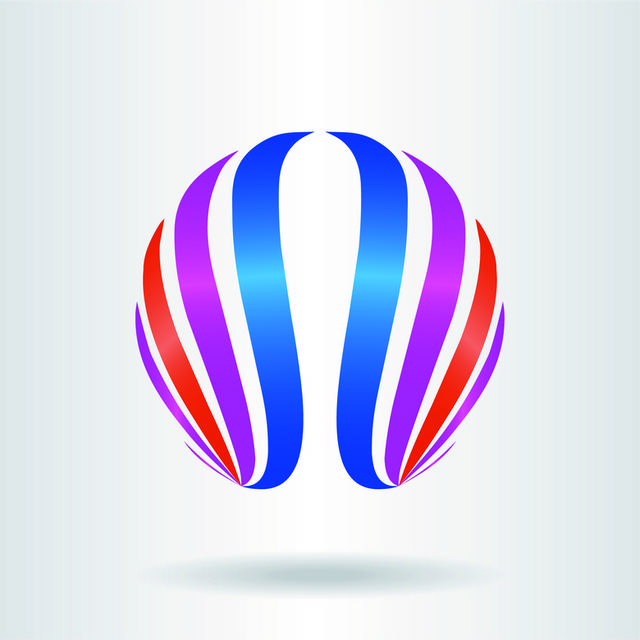 抽象多色logo模板