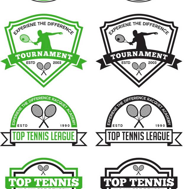 网球图标logo