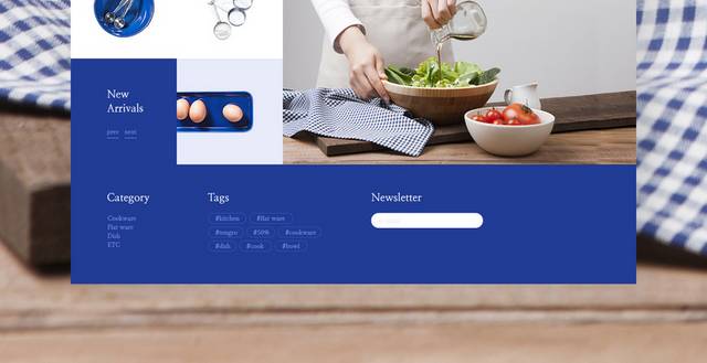 精品厨房用品网页素材