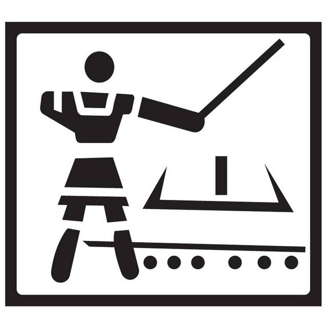 黑色人物创意标志