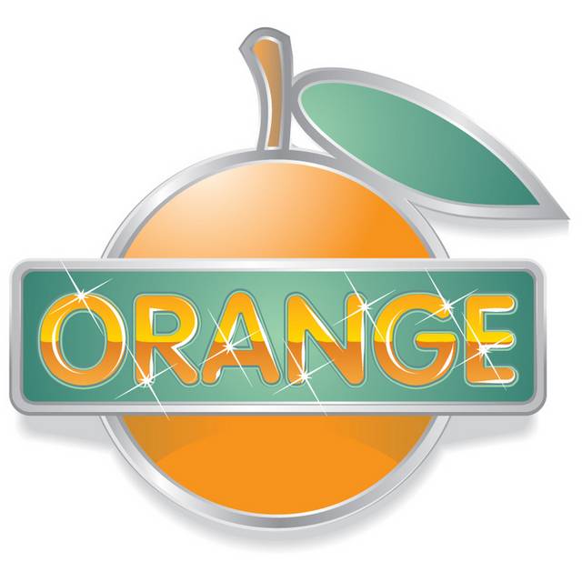 创意橙子标志