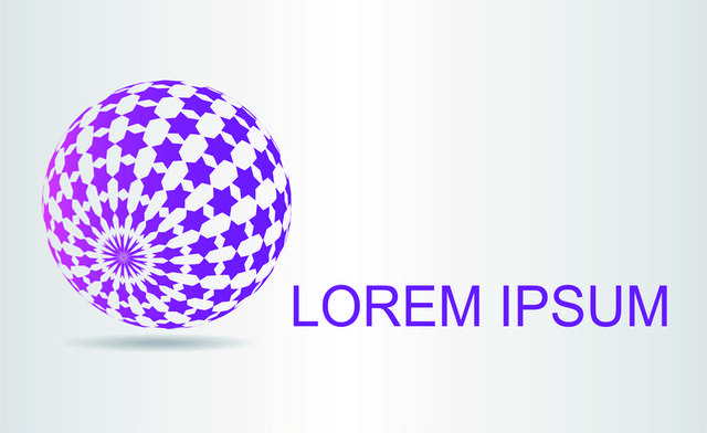 紫色球形logo