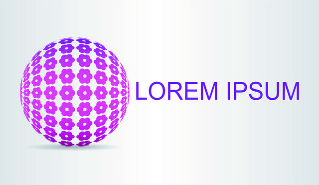 紫色球状logo