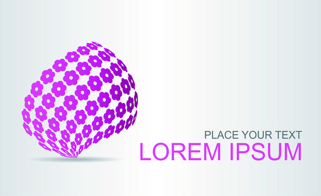 科技感紫色时尚logo素材模板