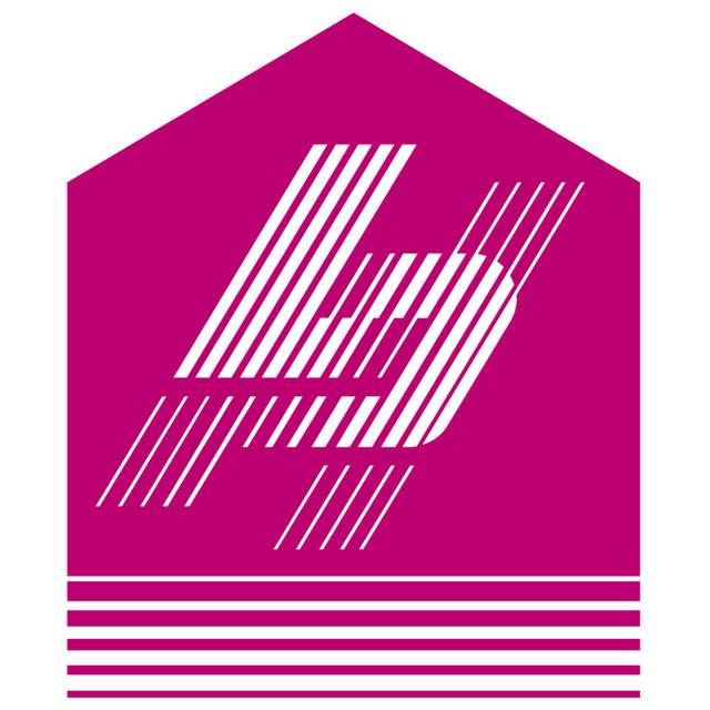 创意粉色线条标志