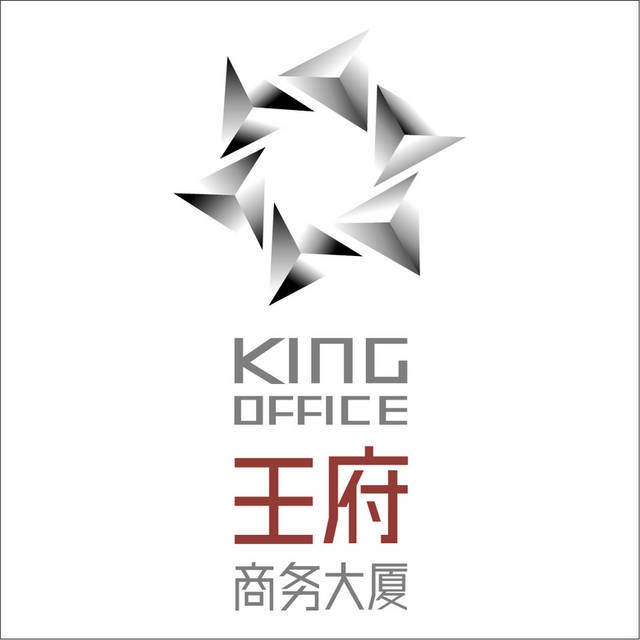 王府商务大厦地产logo素材
