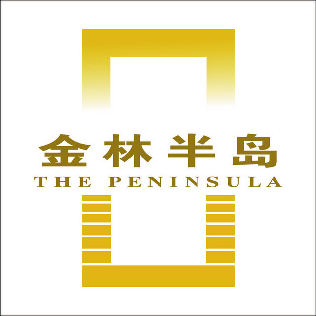 金林半岛金色logo模板素材