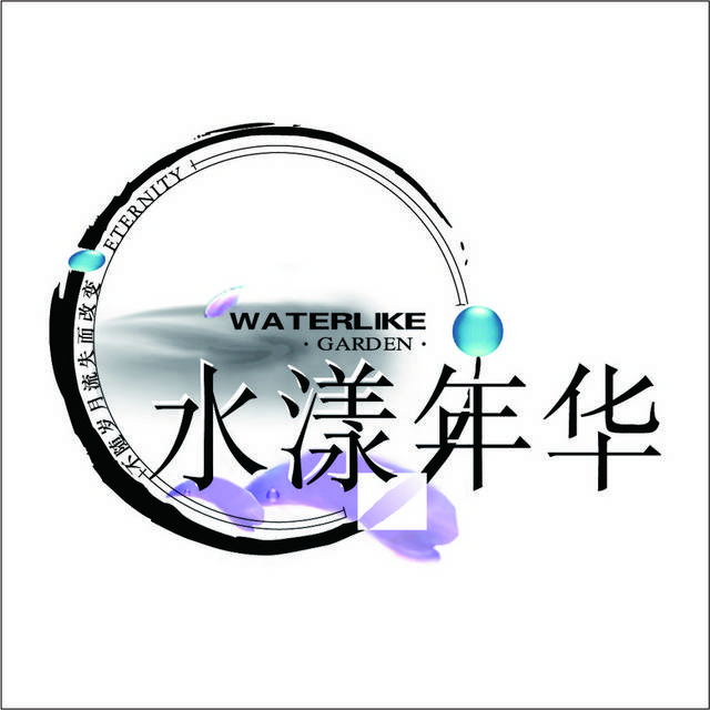 水漾年华logo模板素材