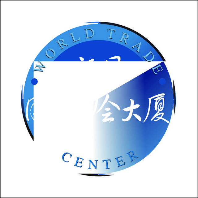 大厦蓝色logo模板素材
