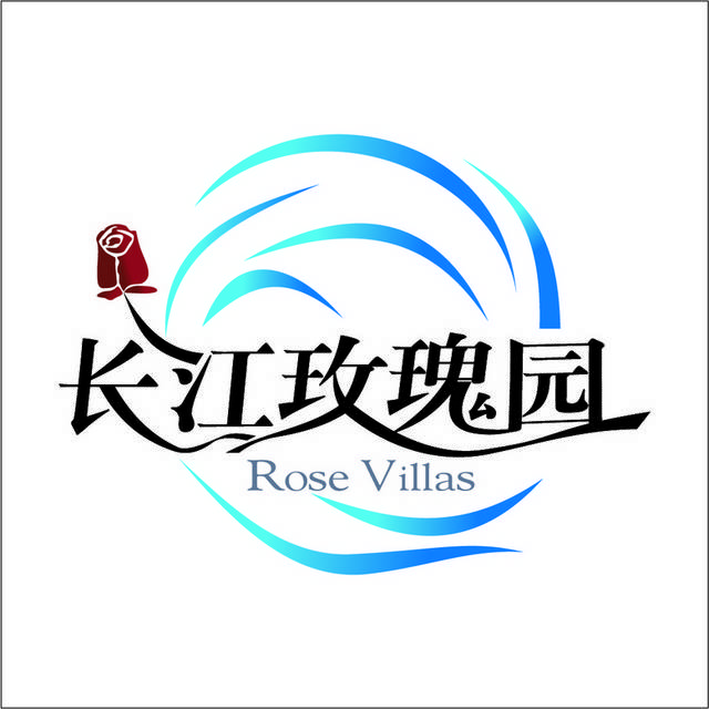 长江玫瑰园地产logo素材