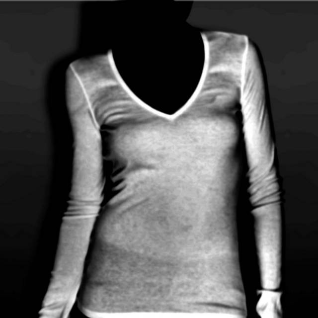 女式长袖T恤样机