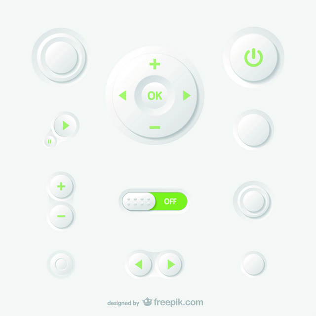 绿色播放器按钮