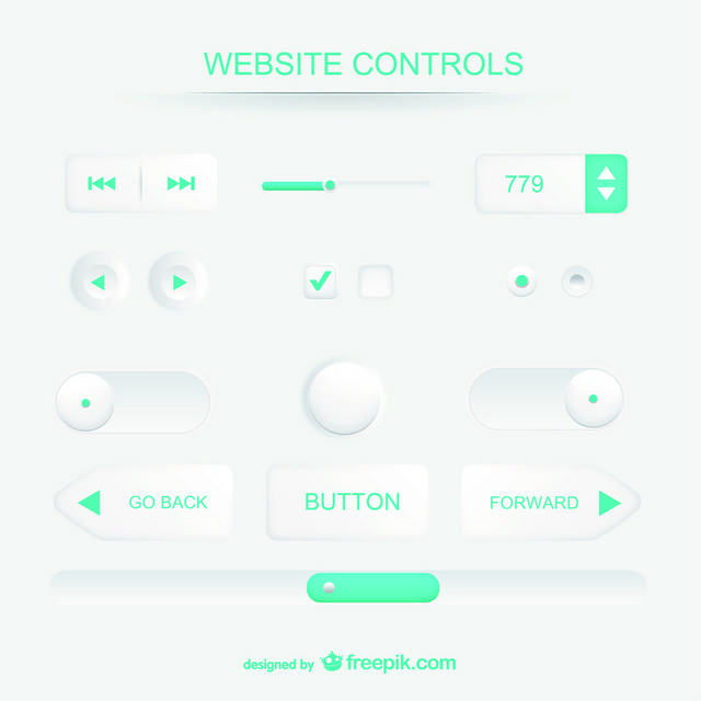 绿色网页按钮