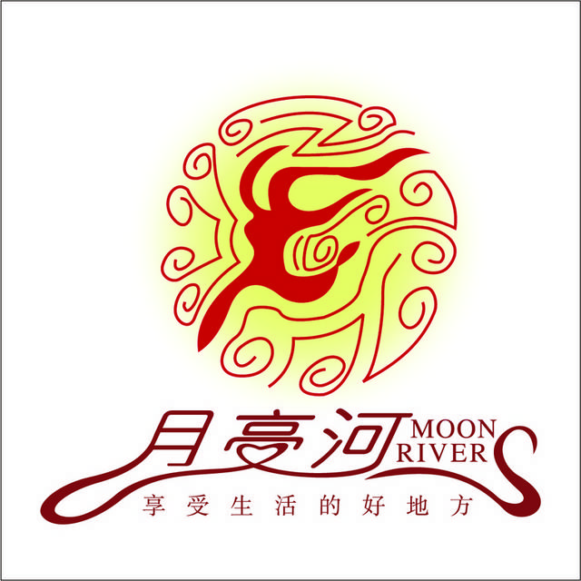 月亮河logo标志