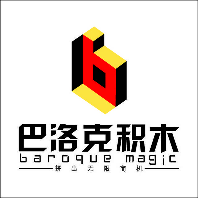 巴洛克积木logo标志