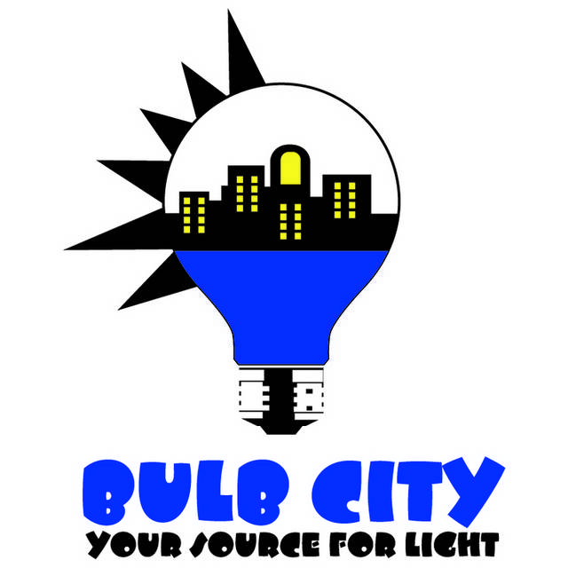 创意灯泡城市标志