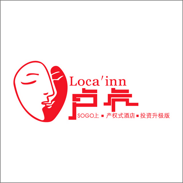 简约红色地产logo图标素材