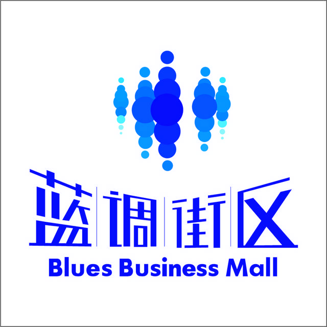 蓝调街区logo图标素材