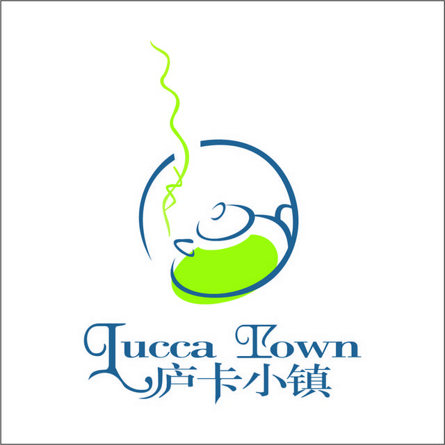 庐卡小镇logo标志