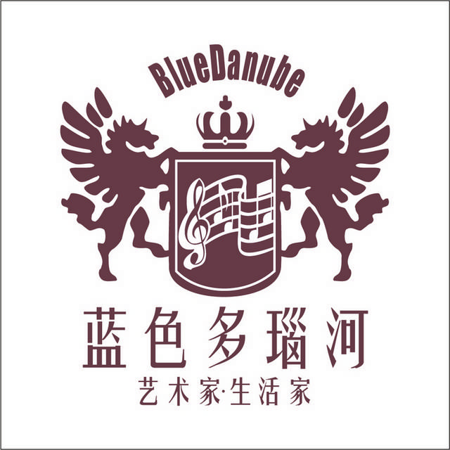 蓝色多瑙河logo标志