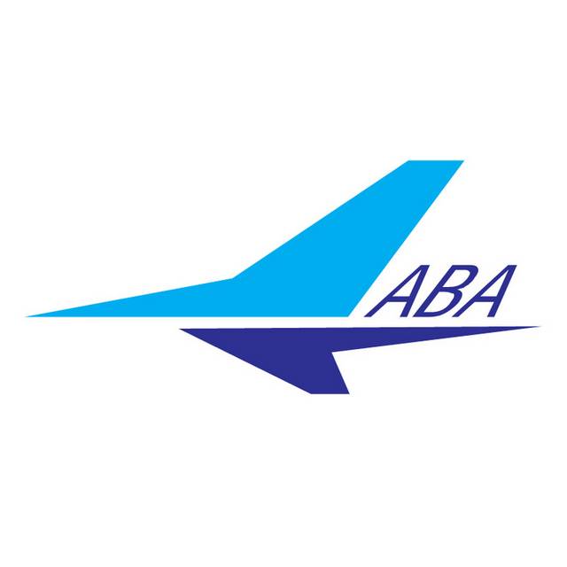 创意图形组合飞机logo