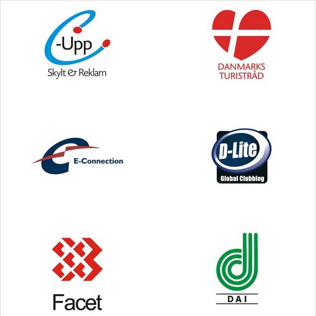 红色企业logo标志